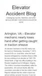 Mobile Screenshot of elevatoraccident.net